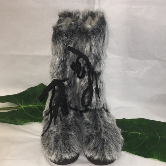 Shoes - LADIES FAUX FUR BOOTS